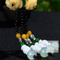 경희의마실 부처님 차량 장식 태슬 자동차액세서리, 혼합, 1개