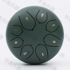 6인치 8음계 스틸 음계 악기 뮤직 텅드럼 행드럼 풀패키지, 1개