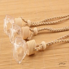 프라임샵 욕실 신발장 차량용 방향제 룸미러 걸이 공병 욕실디퓨저공병, 10ml, 1개, 무향