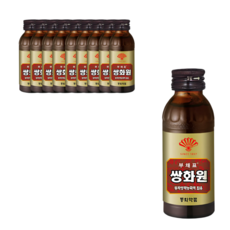 동화약품 부채표 쌍화원 100ml x10개 기운 나는 병음료