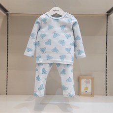 [아가방]강남점* 귀여운 슬림 라운드내의 /편안한 신축성/간편한 똑딱이 장착/안심 무형광/아가방 내의