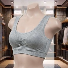 밴딩 주름캡 스포츠 브라 러닝 끈없는 압박 헬스 운동복 스퀘어넥