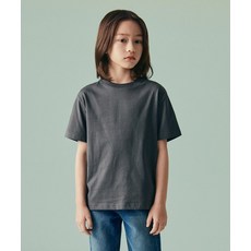 무신사 스탠다드 MUSINSA STANDARD KIDS 릴렉스드 크루 넥 티셔츠 [그레이] MKBTS5K01-GR 418653
