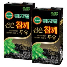베지밀 검은참깨 두유, 190ml, 72개