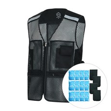 BBOMMA 韓國產反光網眼背心+防水袋 4入+冰袋 12入
