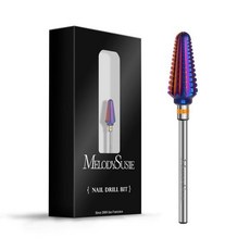 네일드릴비트 정리 케어 전문가용 멜로디수지 프로페셔널 토네이도 네일 드릴 비트 332 카바이드 텅스텐 다기능 매니큐어 페디큐어 큐티클 젤 폴리싱에 적합 살롱 퍼플 시리즈 비트X, Triple Coarse-3XC, Tapered Tornado Bit, 1
