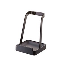 日式鍋蓋架 廚房置物架 鍋鏟湯匙架, 1個, 加厚金屬鍋蓋架【立式黑色】