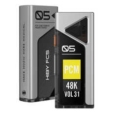 하이비 USB DAC 휴대용 MQA 고음질 이어폰 젠더 FC5 with display, 실버