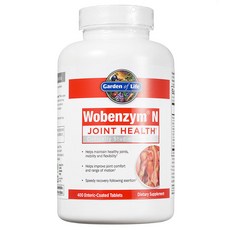 Garden of Life Wobenzym N骨骼膳食保健錠, 400顆, 1罐