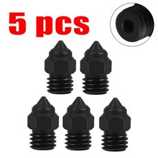 CR-6 SE 깍지 구리 도금 경강 황동 3D 프린터 부품 노즐 CR6 SE CR5 PRO Ender 3 S1 pro CR10 V2 Ender 5 0.4mm, 5 Hard Steel