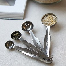 제과 제빵 4가지 용량 으로 나눠져 편리한 계량스푼, 1개