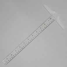 플라스틱 T자 티자 직각자 제도용자 T자 투명 30CM, 본상품선택, 1