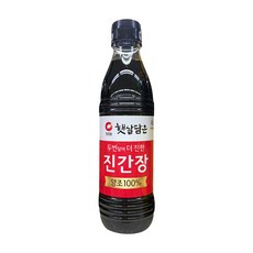 청정원 햇살담은 양조진간장 진한맛 500ml, 1개