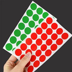 리버스 원형스티커 지름19mm 7매 선물스티커, 흰색