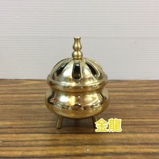 金龍佛具 迷你淨爐 銅質香爐, 1個