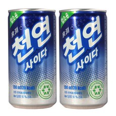 천연사이다 190ml x 90캔 / 탄산음료 음료수