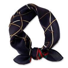 Weximil 100% 멀베리 실크 넥 스카프 - 53.3 x 53.3cm(21 21인치) 초경량 네커치프 여성 프리미엄 남성용 스몰 스퀘어 디지털 프린트 스카프 옐로 블루, 130 139252