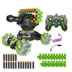 트위스트 개틀링 RC카세트 무선조종알씨카 360도이동 무선자동차 EVA탄환 2.4GHz주파수 LED불빛 장난감 완구