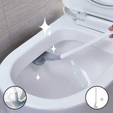 VIENR 틈새공략 화장실 변기솔 청소솔 벽고리포함, VIENR화이트, 1개