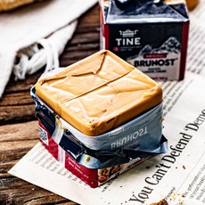 티네 노르웨이 브라운치즈 블럭 오리지널, 2개, 250g