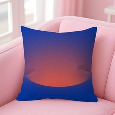 그라디언트 헤일로 베개 커버 툰 선물 쿠션 침실 홈 소파 의자 좌석 장식, E. z6