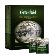 그린필드 홍차 얼그레이판타지 100pcs GREENFIELD BLACK TEA EARL GREY FANTASY 100pcs, 1개, 100개입, 200g