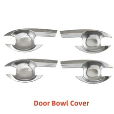 Isuzu D max 2012 크롬 도어 핸들 보울 커버 외부 스크래치 방지 자동차 스티커, 02 bowl cover, 01   Mainland