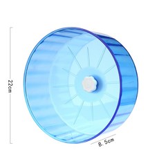 靜音雙軸滾輪 靜音滾輪【懶懶喵】14cm 22cm 倉鼠跑輪 倉鼠滾輪 跑輪 靜音跑輪 侏儒鼠 黃金鼠 三線鼠, 1個, 天空藍22【不含支架】適用40基以上籠具, 天空藍