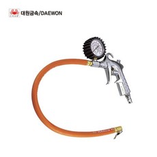 유노이아 대원금속-타이어 게이지 공기주입기 집게형 DW-203, 1개, 상세페이지 참조