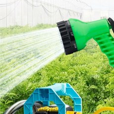 고압 워터건 7단계 강도조절 스프레이건 물분사기 물분사기 스프레이건 워터건 고압워터건, 1개, 상세페이지 참조