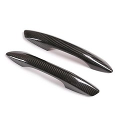 포르쉐 718 카이맨 박스터 2016-2020 2도어용 센서 구멍 없는 드라이 카본 파이버 외장 자동차 도어 핸들, 01 Carbon Fiber