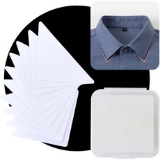 남성 드레스 셔츠를 위한 ERESGREAT 80Pcs 칼라 스테이 폴로 셔츠