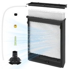 4월 에어 600 600A 600M 전체 가습기 모델용 워터 패널 키트가 포함된 리프이너린 4839 가습기 교체 필터 모델 35호, Leafinnerin 4839 가습기 교체 필터 모델