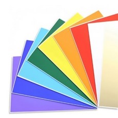 현진 단면칼라보드롱 4절 CB-21 연분홍 450X600mm (5개입)