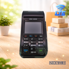 NPM-4000K 무선카드단말기 (통신사 KT) 제로 카카오페이 NICE정보통신 나이스체크 오늘얼마, 1개