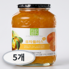 초록원 유자플러스감귤 차, 1kg, 5개, 1개입