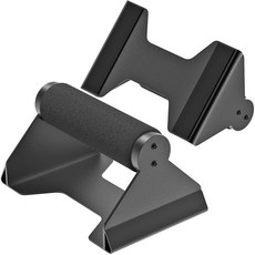 키피카 푸시업 바 운동에 운동 장비 핸들 미끄럼 소프트 플라스틱 바닥 방지 패드 근력 스탠드, 블랙