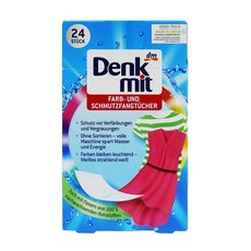 Denkmit 護色洗衣吸色防染魔布-彩色24入/白色20入/彩色50入, 1個, 彩色24入, 彩色