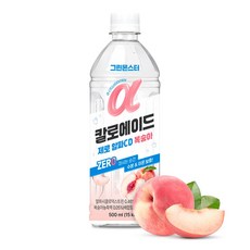 그린몬스터 칼로에이드 제로 알파CD 이온음료 복숭아맛, 1개, 500ml