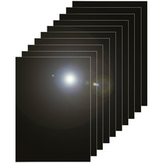 다한진 컬러 아크릴 A4(210mm297mm*2T) 두께2mm 미술용 그리기판 DIY용, 10개, 흑색