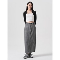 [국내매장정품] 에잇세컨즈 8SECONDS 경량 데님 롱스커트 라이트그레이 (324727LPF2) 324727LPF2 170129