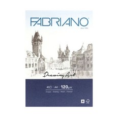파브리아노 드로잉아트스케치북 A4 상철 120g 40매 1개