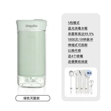에어닉 구강세정기 F600 물양치 무선 살균 스케일링 물치실 소독 칫솔 치간 세척기 치아, D. 살균모델 여행용 휴대용 -그린