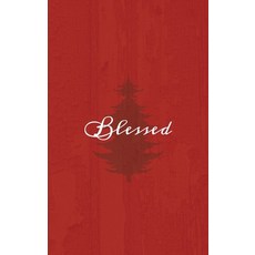 Blessed: A Red Hardcover Decorative Book for Decoration with Spine Text to Stack on Bookshelves Dec... Hardcover, Murre Book Decor, English, 9781636570396