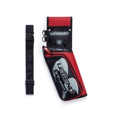 弓城弓箭館 LEGEND XT420 反向箭袋 側掛式/腰掛箭囊 箭筒 現代弓/反曲弓/複合弓適用, 橘,RH-右撇子(左手持弓), 1個