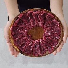 [당일도축] 초신선 한우 뭉티기 작업즉시 당일배송, 600g, 1개