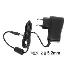 수족관 다용도 아답터 잭단자 외경 5.2mm DC12V/1.5A, 1개