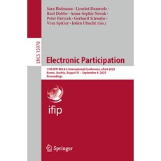 (英文圖書)Electronic Participation: 17th Ifip Wg 8.5 International Conference Epart 2025 ... 平裝版, Springer, 英文