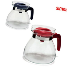 시멕스 내열유리 주전자 1.3l 유리포트 주방용품 유리주전자 티포트, 블루