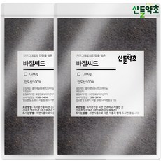 산들약초 인도산 바질씨드 (바질시드 바질씨앗 허브 씨앗 basilseed), 2개